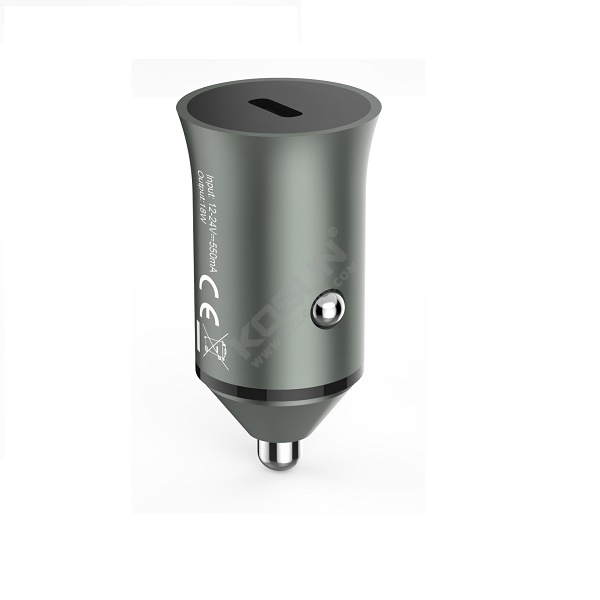 PD 18W Metal Housing Car Charger